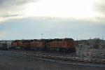 BNSF 6306, 6911, and 7787 wait for a crew